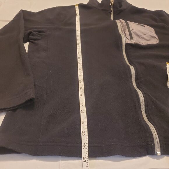 The North Face Teddy Fleece Jacket Mens Size XL Black Full Zip Outdoor Hiking - Picture 6 of 8